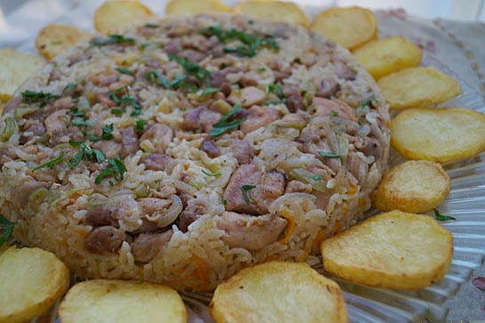 Maklube Tavuklu Tarifi ve Malzemeleri